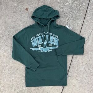 Morgan Wallen Hoodie Mens S Green One Night At A Time Tour 2024 Concert Merch